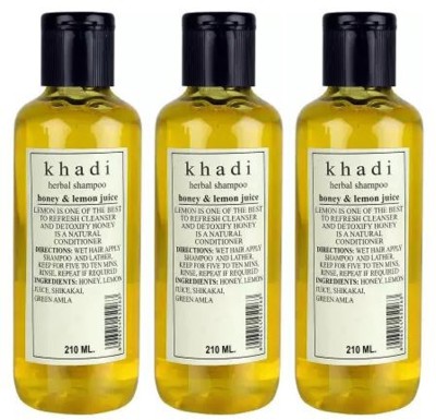 Khadi Herbal Drontika Herbal Honey & Lemon Juice Shampoo(630 ml)