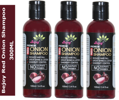 Alphacia Red Onion Shampoo 300 ml Pack Of 3(300 ml)