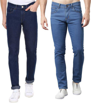 ClubRocks Regular Men Multicolor Jeans(Pack of 2)