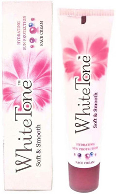 White Tone Face Cream, Sun Protection Soft & Smooth(25 g)