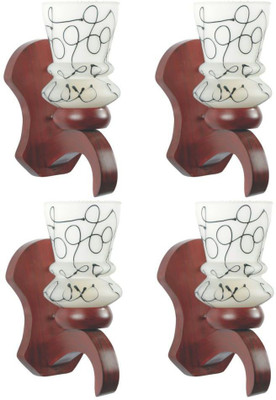 Somil Wallchiere Wall Lamp Without Bulb(Pack of 4)