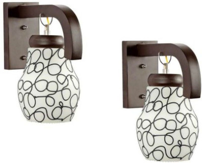 Somil Pendant Wall Lamp Without Bulb(Pack of 2)