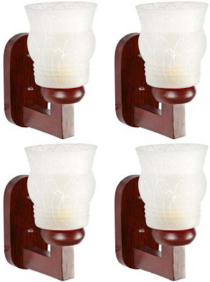 Somil Wallchiere Wall Lamp Without Bulb(Pack of 4)