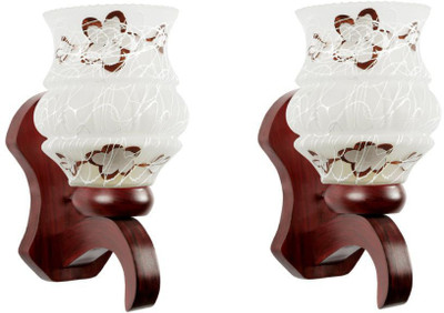 Somil Wallchiere Wall Lamp Without Bulb(Pack of 2)