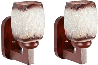 Somil Wallchiere Wall Lamp Without Bulb(Pack of 2)