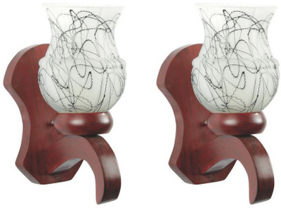 Somil Wallchiere Wall Lamp Without Bulb(Pack of 2)