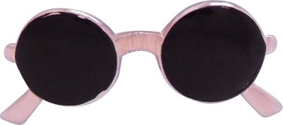 SATYAMANI Gold Metal Sunglasses Label Pin Brooch(Black)