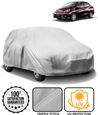 AutoRetail Car Cover For Honda Amaze (Without Mirror Pockets)(Silver)