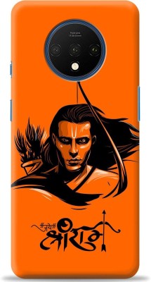 Dreamer Back Cover for OnePlus 7T(Orange, Black, Shock Proof, Pack of: 1)