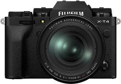 Fujifilm X Series X-T4 Mirrorless Camera Body with XF 16-80mm Lens(Black)