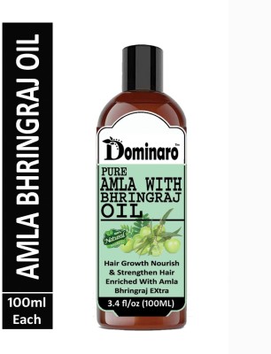 Dominaro Pure & Organic Amla With Oil For Fast Extra Hair Regrowth 100 ml Hair Oil(100 ml)