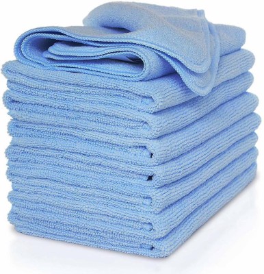 Sheen Shine Microfibre Kitchen Napkins Blue pack of 8 Blue Cloth Napkins(8 Sheets)