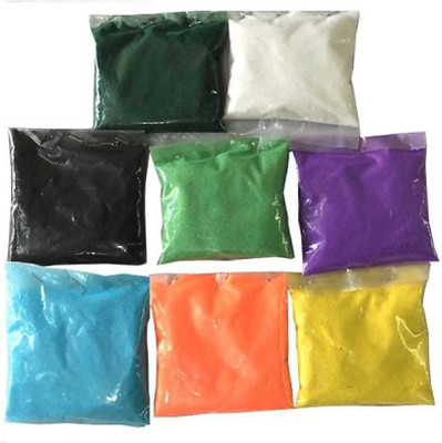 gorgeous moment Pack of 8 Rangoli Powder(Multicolor)
