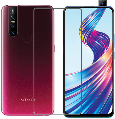 HOBBYTRONICS Tempered Glass Guard for Vivo V15(Pack of 1)