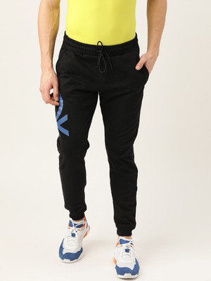 United Colors of Benetton Solid Men Black Track Pants