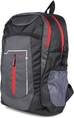 SWISS MILITARY LBP40A – LAPTOP BACKPACK 25 L Laptop Backpack(Grey)