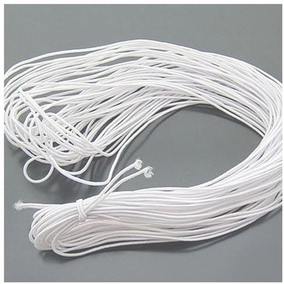 Aakriti Elastic Thread and Cord White Elastic(80 m)