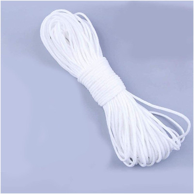 Aakriti Elastic Thread and Cord White Elastic(100 m)