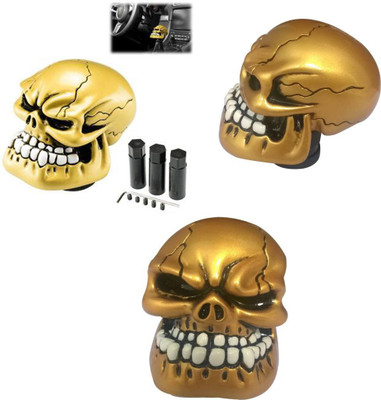 Dhe Best Car Universal Manual Gear Stick Knob Gear Knob(Gold)