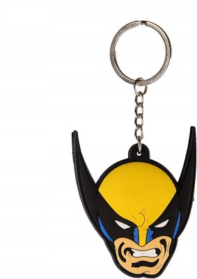 GCT Two Sided X-Men Wolverine Marvel Superhero (G-1) Rubber Keychain for Car Bike Men Kids Keyring Key Chain
