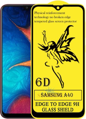 SUNSHINE Edge To Edge Tempered Glass for Samsung Galaxy A40(Pack of 1)