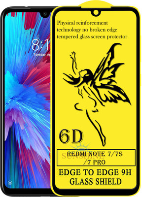 SUNSHINE Edge To Edge Tempered Glass for Redmi Note 7(Pack of 1)