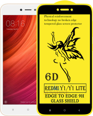 SUNSHINE Edge To Edge Tempered Glass for Mi Redmi Y1 Lite(Pack of 1)