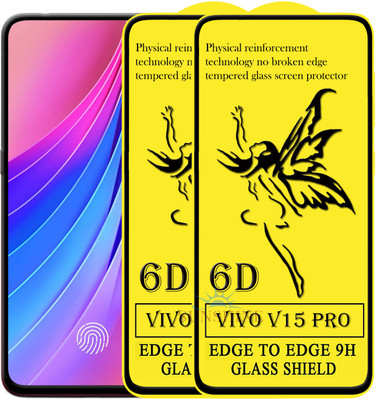 SUNSHINE Edge To Edge Tempered Glass for Vivo V15 Pro(Pack of 2)