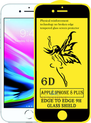 SUNSHINE Edge To Edge Tempered Glass for Apple iPhone 8 Plus(Pack of 1)