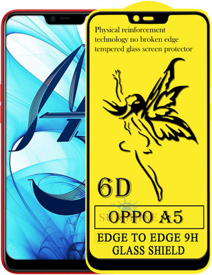 SUNSHINE Edge To Edge Tempered Glass for Oppo A5s(Pack of 1)