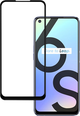 HUPSHY Edge To Edge Tempered Glass for Realme 6s(Pack of 1)