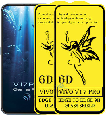 SUNSHINE Edge To Edge Tempered Glass for Vivo V17 Pro(Pack of 2)