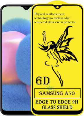 SUNSHINE Edge To Edge Tempered Glass for Samsung Galaxy A70(Pack of 1)