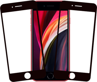 VAlight Edge To Edge Tempered Glass for Apple iPhone SE(Pack of 2)