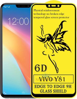 SUNSHINE Edge To Edge Tempered Glass for Vivo Y81(Pack of 1)