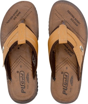 asian Men 4901 Thong sandals tan chappals for men | chappal for men | New fashion latest design casual slippers for boys stylish | Perfect flip flops for daily wear walking Slippers(Tan 9)