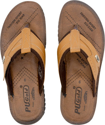 asian Men 4901 Thong sandals tan chappals for men | chappal for men | New fashion latest design casual slippers for boys stylish | Perfect flip flops for daily wear walking Slippers(Tan , 7)