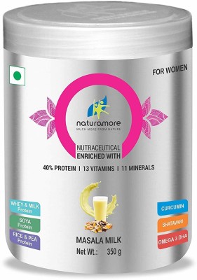 Naturamore Nutritional Food Supplement | Masala Milk | 100% Herbal and Vegetarian(0.35 kg)