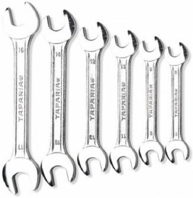 TAPARIA WRENCH SET 01 DEP06 6X7 TO 16X17 Double Sided Open End Wrench Set (Pack of 6) Double Sided Open End Wrench(Pack of 6)