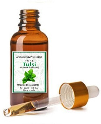 Earth Origin Tulsi (Basil) undiluted essential oil - Aromatherapy Professional(15 ml)