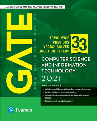 Gate Topic-Wise Previous Years' Solved Question Papers Computer Science and Information Technology(English, Paperback, unknown)