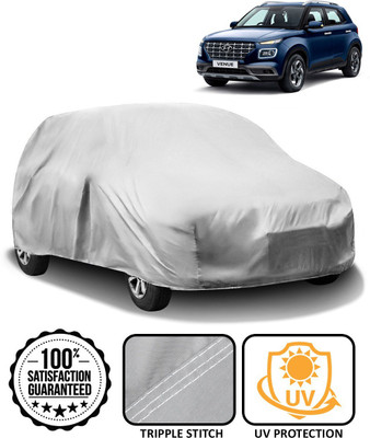 HMS Car Cover For Hyundai Verna (Without Mirror Pockets)(Silver)