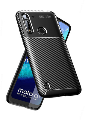 Golden Sand Back Cover for Motorola G8 Power Lite, Moto G8 Power Lite(Black, Shock Proof)