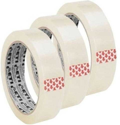 etipl Single Sided Pakaging Tape Cello Tape (Manual)(Set of 72, Transparent)