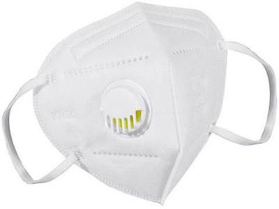aurapuro Anti Pollution KN 95 Mask(White, Free Size, Pack of 1)