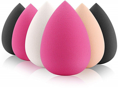 Miss Hot Make up Sponge Beauty Blender Puff Multi Color Set Of 6