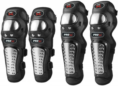 ARN Knee Guard, Elbow Guard Free Black(Pack of 4)