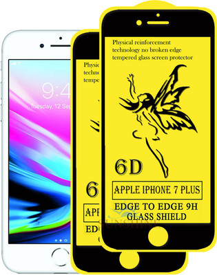 SUNSHINE Edge To Edge Tempered Glass for Apple iPhone 7 Plus(Pack of 2)