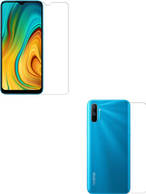 FashionCraft Front and Back Tempered Glass for Realme C3(Pack of 2)