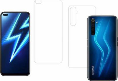 RUNEECH Front and Back Screen Guard for REALME 6(Pack of 2)